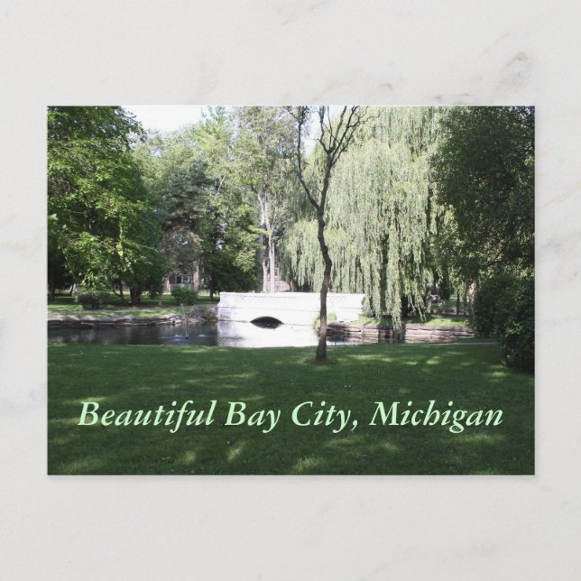 Beautiful Bay City, Michigan Postcard (Front)