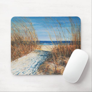 Beautiful Beach Art  Sand Dunes Art Mouse Mat
