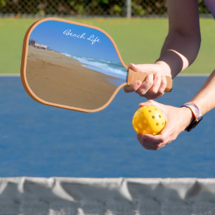 Beautiful Beach-Beach Life by Shirley Taylor Pickleball Paddle