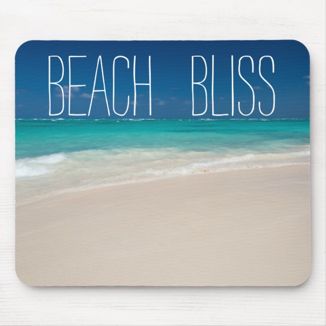 Beautiful Beach Bliss Mouse Mat (Front)