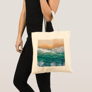 Beautiful beach crystal blue sea Tote Bag