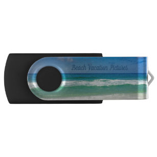 Beautiful Beach Cute Custom USB Flash Drive