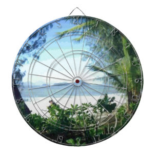 BEAUTIFUL BEACH DARTBOARD