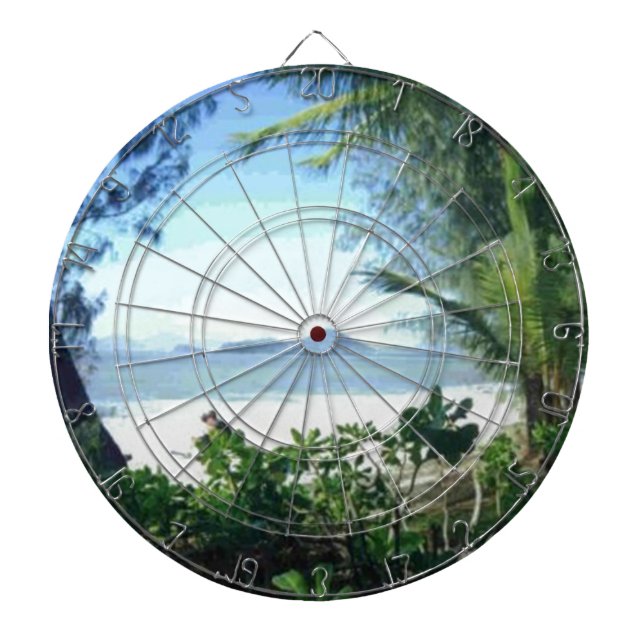 BEAUTIFUL BEACH DARTBOARD (Front)