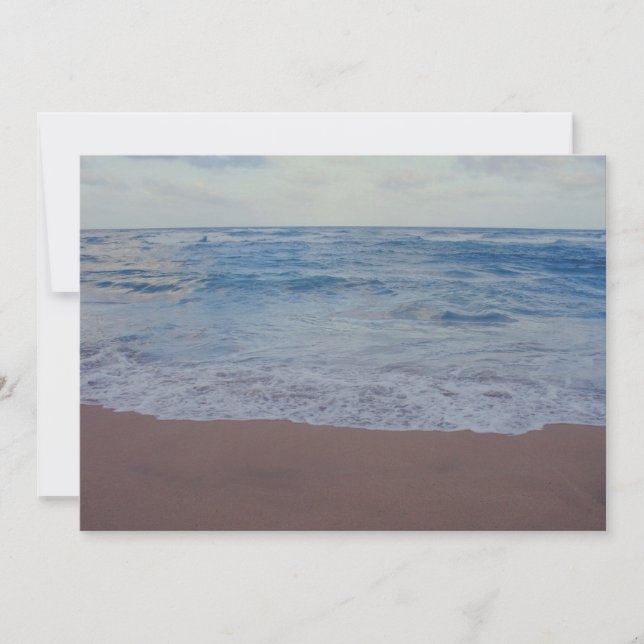 Beautiful Beach Day Notecard (Front)