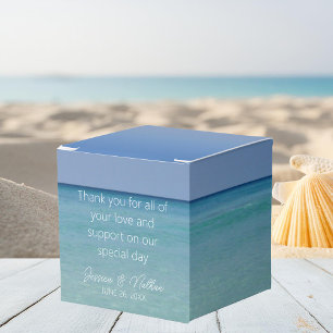  Beautiful Beach Horizon Personalised Wedding Favour Box