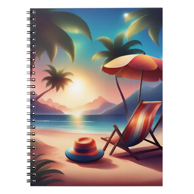 beautiful beach notebook (Front)