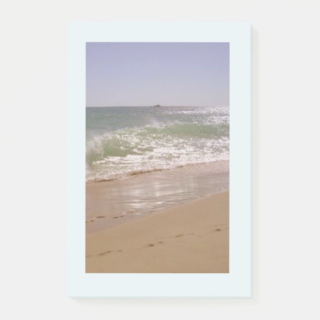 Beautiful Beach Ocean Scene Post-it Notes (Front)