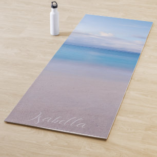 Beautiful Beach Ocean Sea Personalised Yoga Mat