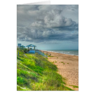 Beautiful Beach Scene Birthday Card