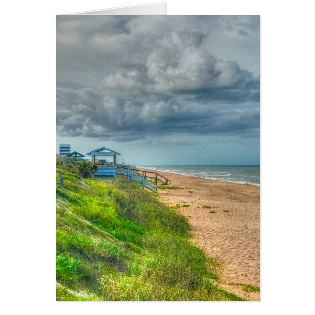 Beautiful Beach Scene Birthday Card (Front)