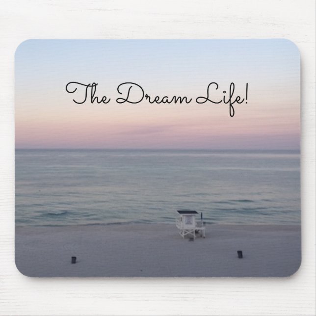 Beautiful Beach Sunrise Mouse Mat (Front)