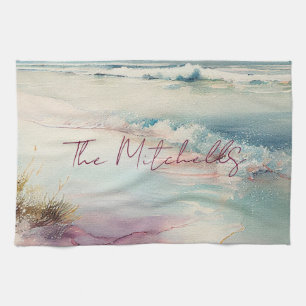 Beautiful Beach Tea Towel