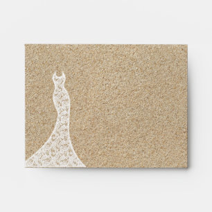Beautiful Beach Thank You Card Envelope