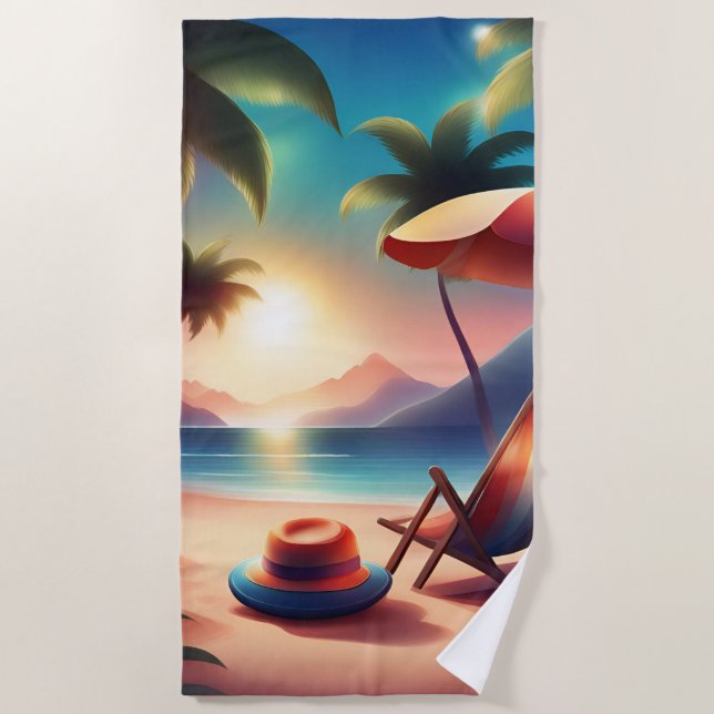beautiful beach towel (Front)