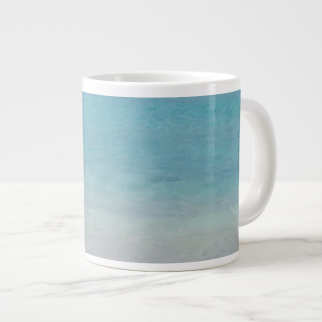Beautiful Beach | Turks and Caicos Photo Large Coffee Mug (Front Right)
