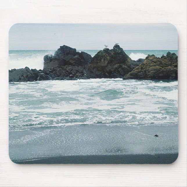Beautiful beach view...... mouse mat (Front)