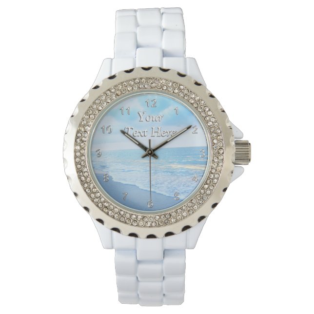 Beautiful Beach Watch for Women PERSONALIZED (Front)