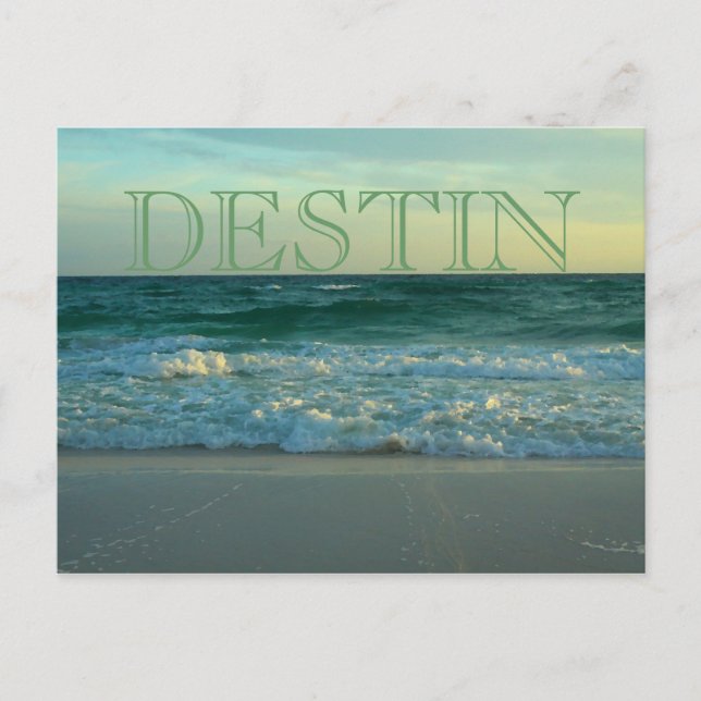 Beautiful beaches of Destin, Florida Postcard (Front)