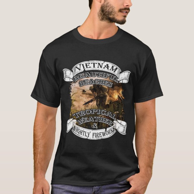 Beautiful beaches, tropical weather-Vietnam T-Shirt (Front)