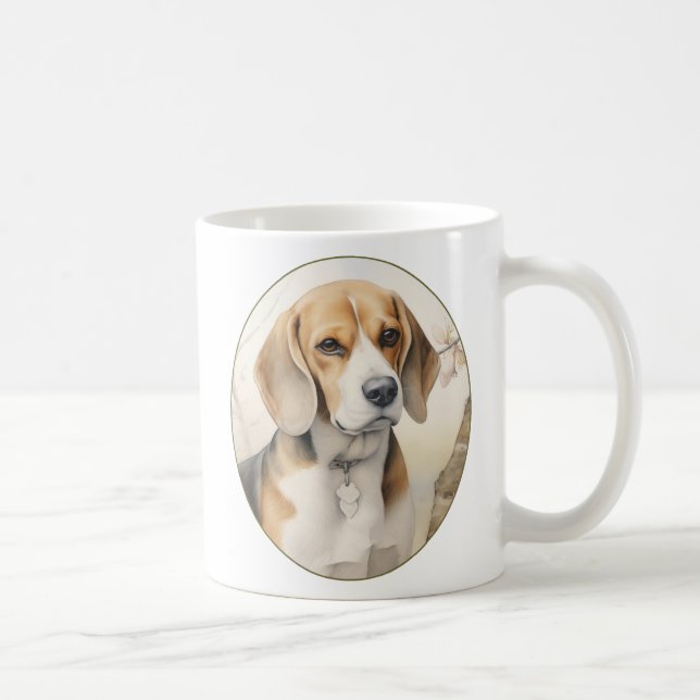 Beautiful Beagle Coffee Mug (Right)