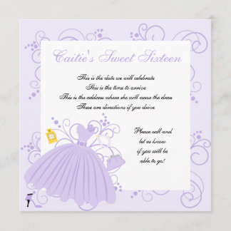 Beautiful, Beautiful Dress Invitation