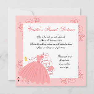 Beautiful, Beautiful Dress Invitation