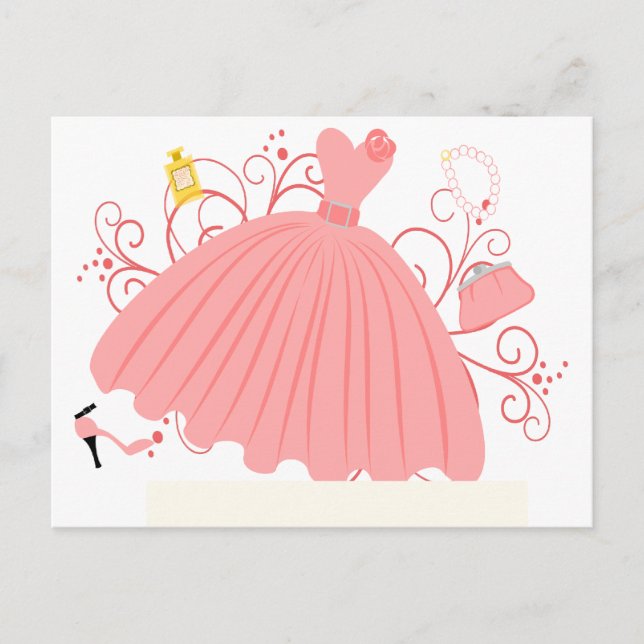 Beautiful, Beautiful Dress Postcard (Front)