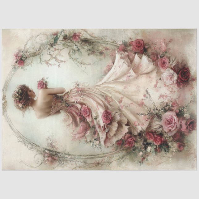 Beautiful Beauty Collection Maiden Tissue Paper (Front)