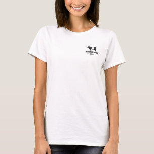 Beautiful Belted Galloway cow round badge or desig T-Shirt