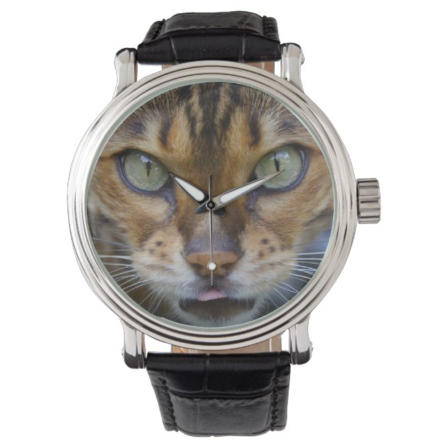 Beautiful Bengal Cat Watch (Front)