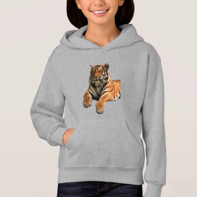 Beautiful Bengal Tiger Face & Paws Photo (Front)