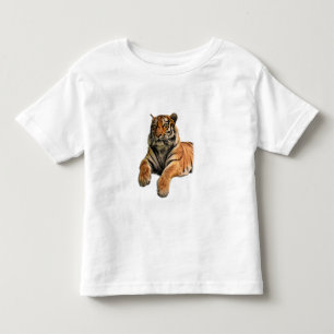 Beautiful Bengal Tiger Face & Paws Photo Toddler T-Shirt