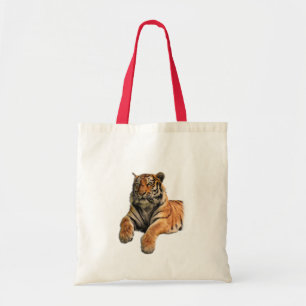 Beautiful Bengal Tiger Face & Paws Photo Tote Bag