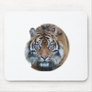 Beautiful Bengal Tiger Face Photo Mouse Mat