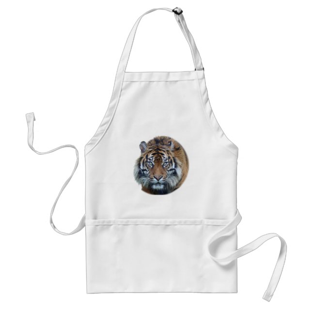 Beautiful Bengal Tiger Face Photo Standard Apron (Front)