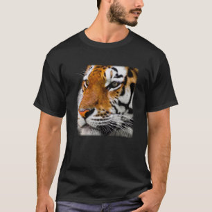 Beautiful Bengal Tiger Face Photo T-Shirt