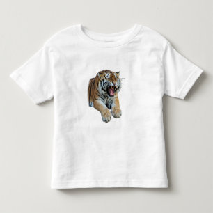 Beautiful Bengal Tiger Face & Teeth Photo Toddler T-Shirt