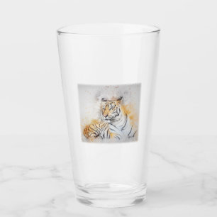 Beautiful Bengal Tiger Painting Glass