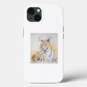 Beautiful Bengal Tiger Painting iPhone 13 Case