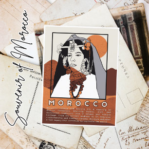 Beautiful Berber Woman of Marrakech Morocco Postcard