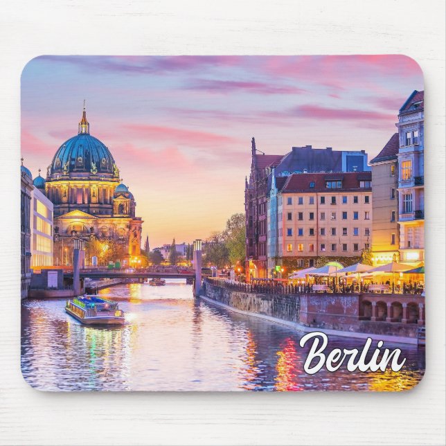 Beautiful Berlin, Germany Mouse Mat (Front)
