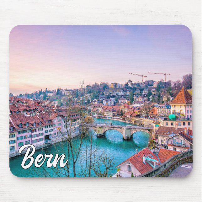 Beautiful Bern, Switzerland Mouse Mat (Front)