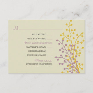 Beautiful Berries RSVP Cards