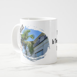 Beautiful Beverly Hills Jumbo Mug! Large Coffee Mug