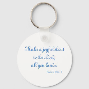 Beautiful Bible Verse Key Ring