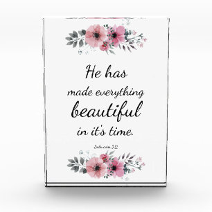 Beautiful Bible Verse Quote Christian Faith Photo Block