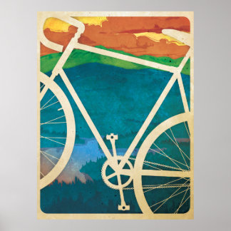 Beautiful Bicycle Artwork - Bike NY Poster