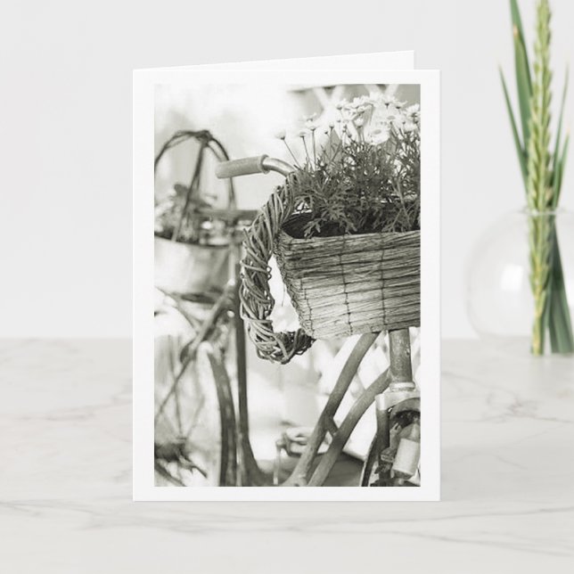 BEAUTIFUL BIKE BIRTHDAY GREETINS TO MY BEST FRIEND CARD (Front)