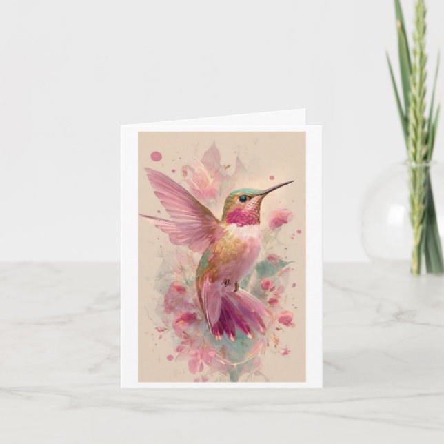 beautiful bird designed card (Front)